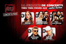 Une semaine de Concerts Très Très Privés RTL2 aux Studios Ferber avec Helena, Lilly Wood And The Prick, Feu! Chatterton, Benjamin Biolay et Gaëtan Roussel