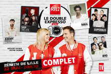 (COMPLET) RTL2 célèbre les 10 ans du Double Expresso avec un concert exceptionnel au Zénith de Lille