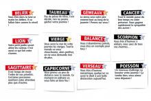 L'horoscope du Double Expresso RTL2 du mercredi 22 avril 2026