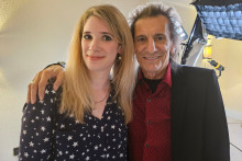 Ron Wood & Marjorie Hache