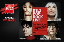 RTL2 Pop-Rock Live au Trianon avec Vanessa Paradis, Zazie, Pierre de Maere et Marguerite