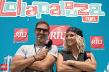 Gregory Hascher & Justine Salmon au Lollapalooza