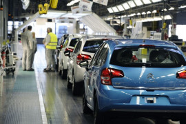 Une usine PSA Peugeot Citroën