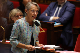 Elisabeth Borne à l'Assemblée nationale le 11 octobre 2022