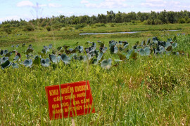 L'ancienne base américaine de Danang, dans le centre du Vietnam, est contaminé par l'agent orange