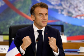 Emmanuel Macron, lors du G20 au Brésil, le 18 novembre 2024