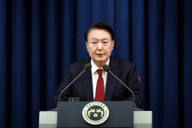 Le président de Corée du Sud, Yoon Suk Yeol, a déclaré la loi martiale à Séoul, le 3 décembre 2024.