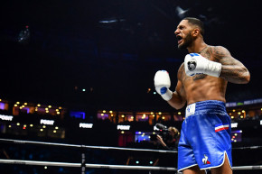 Tony Yoka à La Défense Arena à Paris le 25 septembre 2020