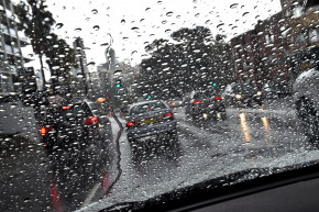 Un pare-brise (illustration)