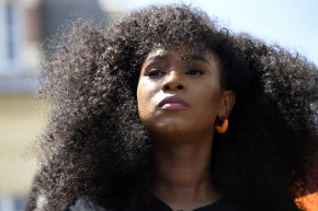 Assa Traoré le 28 juin 2020 à Paris.