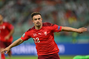 Le joueur Suisse Xherdan Shaqiri lors du match contre la Turquie, le 20 juin 2021
