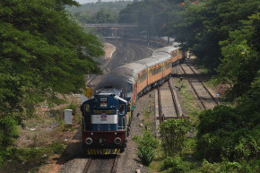 Un train de la compagnie ferroviaire de fret Open Rail