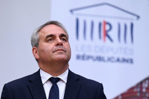 Xavier Bertrand lors de la journée parlementaire des Républicains (LR), à Nîmes le 10 septembre 2021