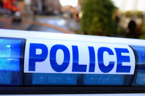 Une voiture de police (illustration)