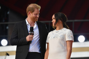 Meghan Clarke avec son mari, le prince Harry le 25 septembre 2021