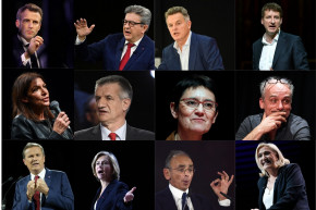 Les 12 candidats officiels à l'élection présidentielle 2022.