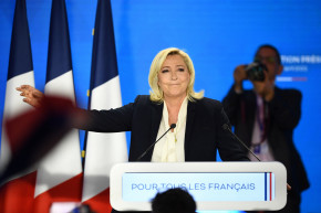 Marine Le Pen le 24 avril 2022 après sa défaite à la présidentielle