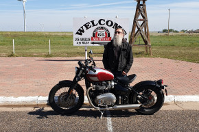 Francis Zégut sur la route 66
