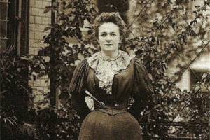 Clara Zetkin à Zurich en 1897.