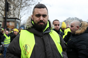 Éric Drouet le 2 février 2019 à Paris