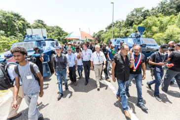 Le directeur du Centre spatial de Kourou lors des mouvements sociaux en Guyane le 4 avril