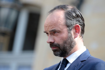 Édouard Philippe, nouveau premier ministre, le jour de la passation de pouvoir, le 15 mai 2017