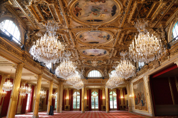 La salle des fêtes de l'Élysée, le 16 avril 2018