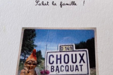Une carte reçue par Dany Lautrou.