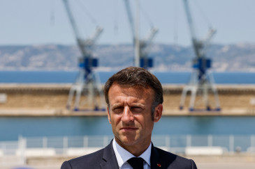 Emmanuel Macron à Marseille le 28 juin 2023