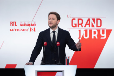 Clément Beaune invité du grand jury RTL M6 Le figaro le 26/11/2023