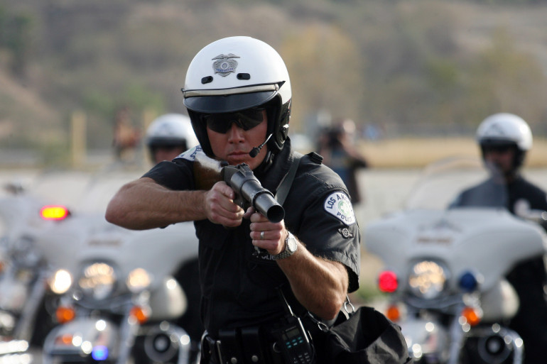 Photo d'illustration d'un officier de la LAPD en Californie le 10 janvier 2007.