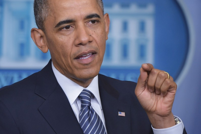 Le président américain Barack Obama lors d'un discours à la Maison Blanche en mai 2014 (image d'illustration).