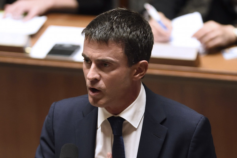 Manuel Valls répond aux critiques lors de son discours de politique générale, le 16 septembre 2014