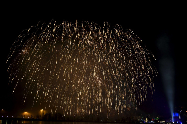 Un feu d'artifice (illustration)