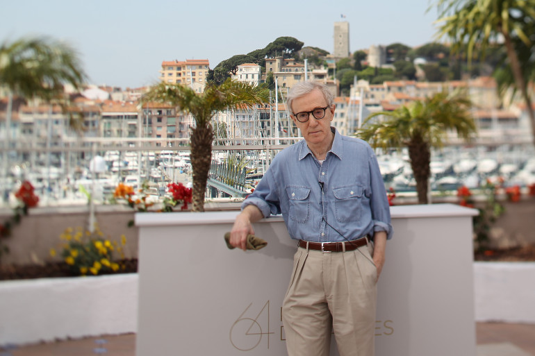 Woody Allen lors de la 64e édition du Festival de Cannes