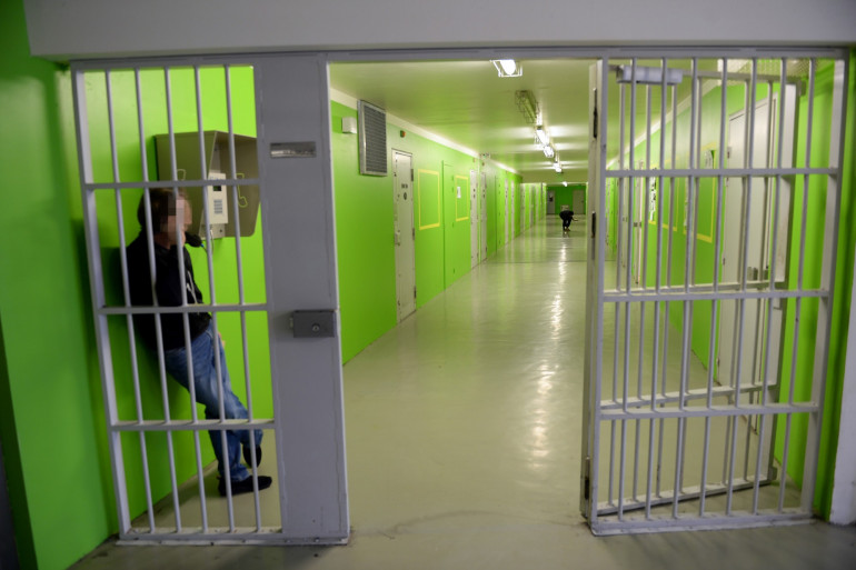 Un détenu dans une prison (Illustration).