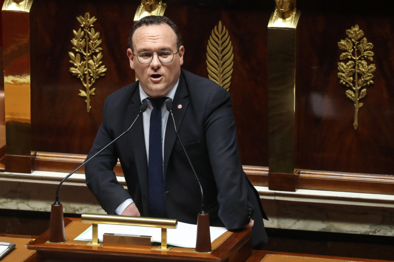 Damien Abad, le 3 mars 2020 à l'Assemblée nationale