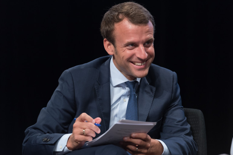 Emmanuel Macron à Palaiseau en août 2016