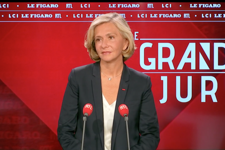 Valérie Pécresse est l'invitée du Grand Jury RTL, Le Figaro, LCI