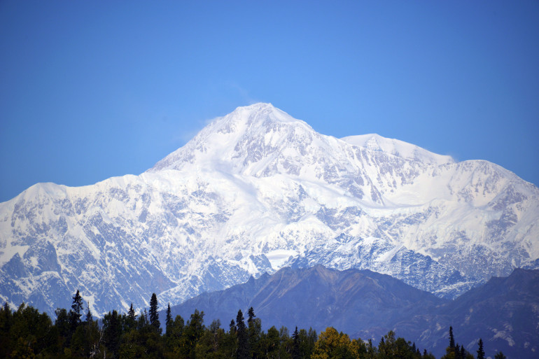 Le Mont Denali en Alaska (illustration)