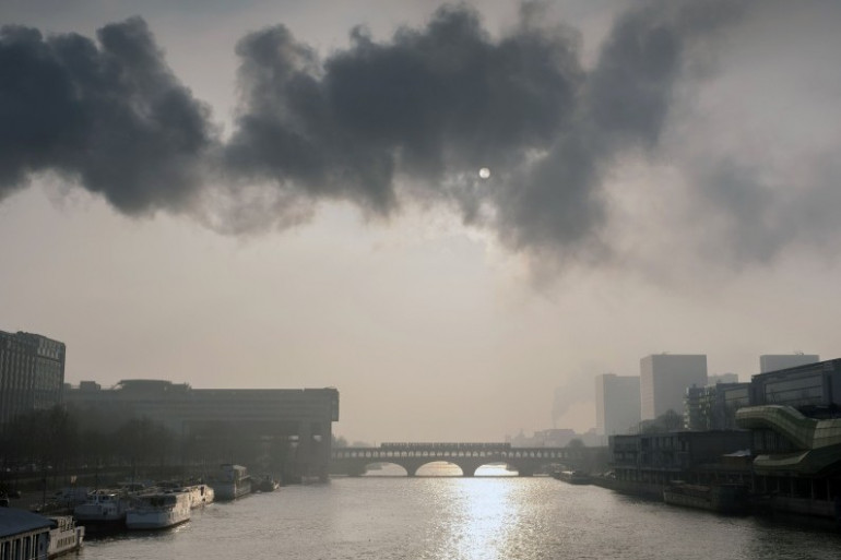 Pollution de l'air à Paris, le 23 janvier 2017