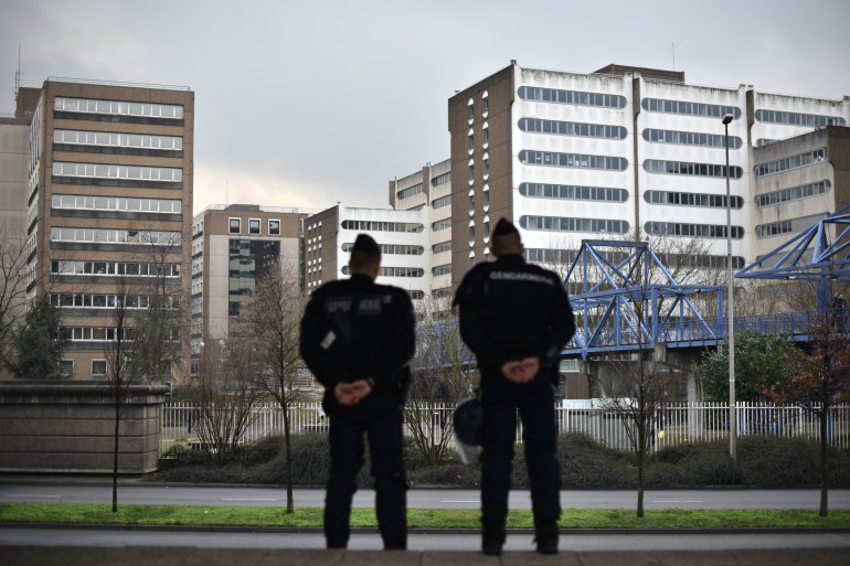 Des gendarmes à Bobigny, le 16 février 2017