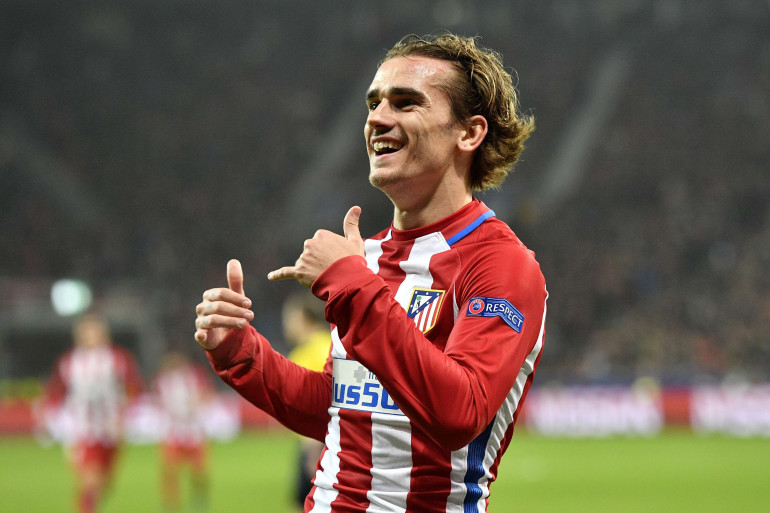 Antoine Griezmann sous les couleurs de l'Atlético de Madrid