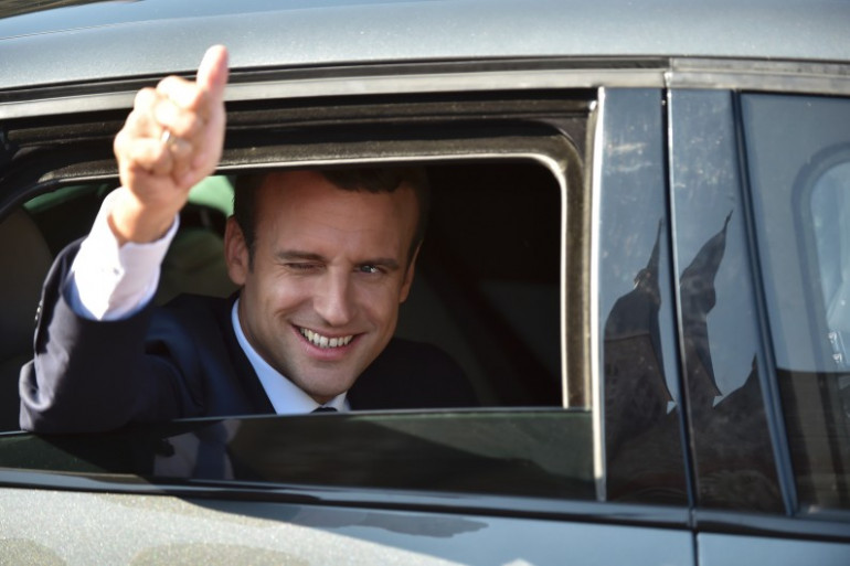Emmanuel Macron va voter au Touquet le 18 juin 2017