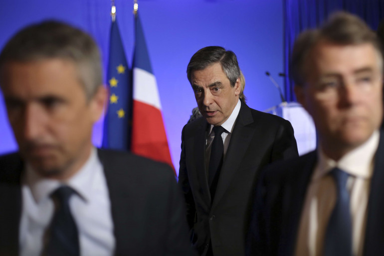 François Fillon le 21 avril 2017 à Paris.