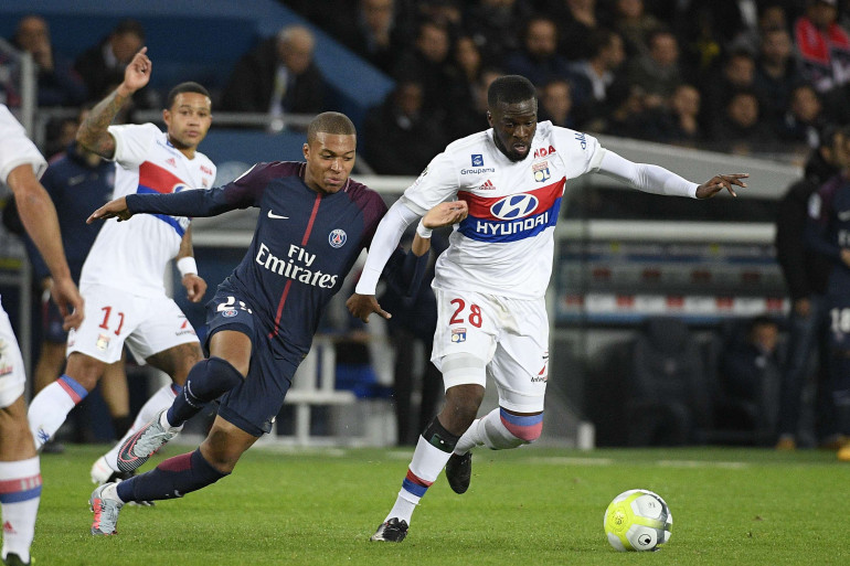 Tanguy Ndombele, face au PSG de Kylian Mbappé, le 17 septembre 2018
