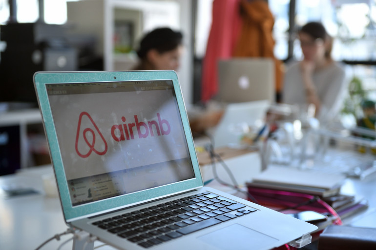 La plateforme de location Airbnb (illustration)