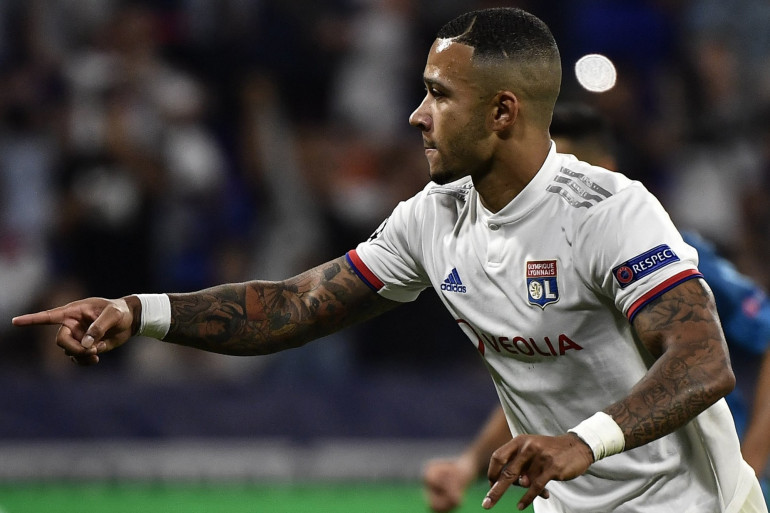 Memphis Depay avec Lyon, le 17 septembre 2019.