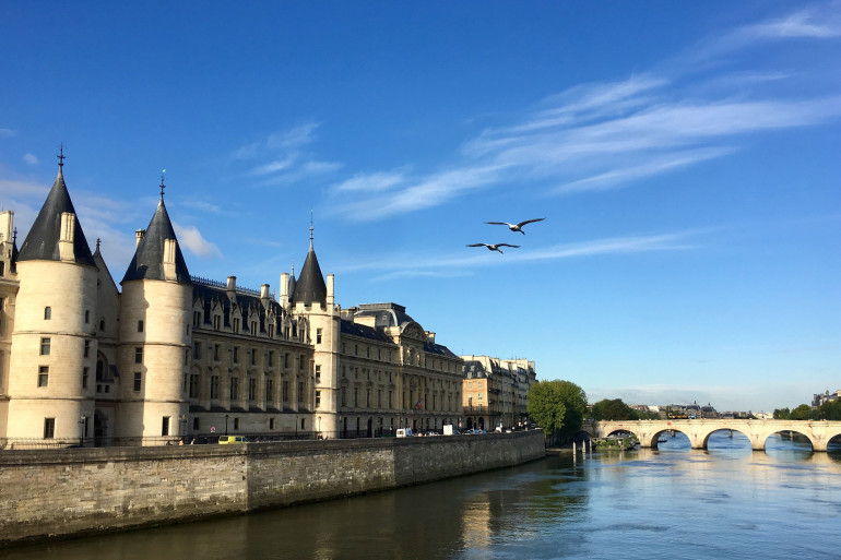 L'historique Palais de Justice de Paris, situé sur l'Île de la Cité