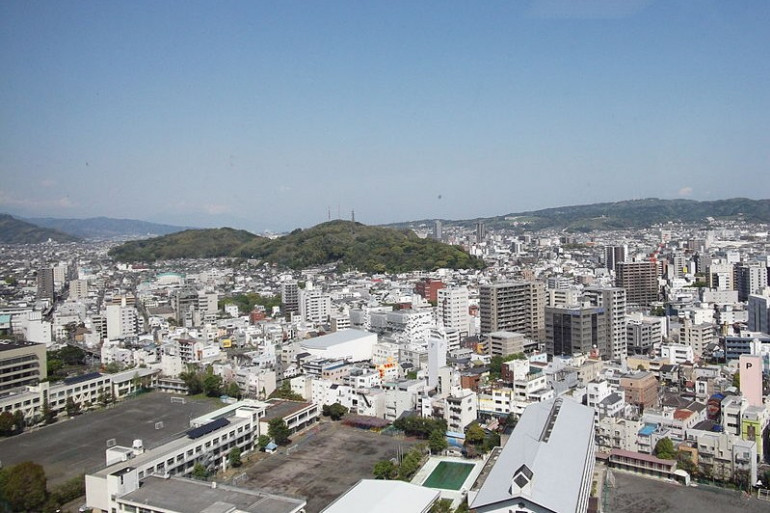 La ville de Shizuoka au Japon (illustration)